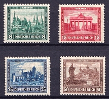 1930 Weimar Republic, Germany (Mi. 450 - 453, Full Set, CV $50)