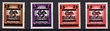 1945 Glauchau (Saxony), Germany Local Post (Mi. 30, 33, 34, 37, Signed, CV $200)