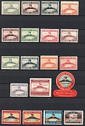Queenboro - Flushing, Great Britain, Stock of Cinderellas, Non-Postal Stamps, Labels, Advertising, Charity, Propaganda