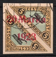 1923 20m Estonia, Airmail (Canceled, CV $130)