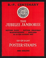 1957 Great Britain, Scouts, Booklet, Souvenir Sheet, Scouting, Scout Movement, Cinderellas, Non-Postal Stamps