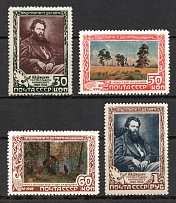 1948 50th Anniversary of the Death of Shishkin, Soviet Union, USSR, Russia (Zv. 1179 - 1182, Full Set, MNH)
