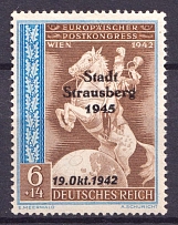 1945 6+14pf Strausberg (Berlin), Germany Local Post (Mi. 32, Unofficial Issue, Signed, CV $340, MNH)