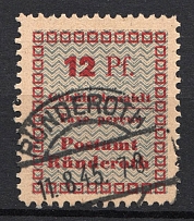 1945 12Pf Runderoth, Local Mail, Soviet Russian Zone of Occupation (Mi.#3A, CV $20, Signed, RUNDEROTH Postmark)