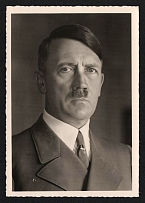 1942 'Adolf Hitler', Propaganda Postcard, Third Reich Nazi Germany