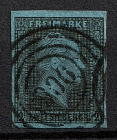 1850 2s Prussia, German States, Germany (Mi. 3, Sc. 4, Canceled, CV $30)