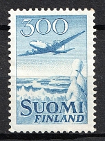 1958 300m Finland, Airmail (Mi. 488, Full Set, CV $50, MNH)