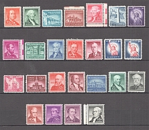 1954-73 United States (CV $140, MNH)