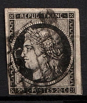 1849 20C France (Mi. 3, Used, CV$80)