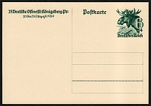 1939 Postcard (Michel P 280) issued for the 27th Annual German Eastfair held in Konigsberg