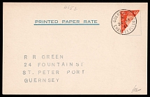 1941 (24 Jan) Guernsey, German Occupation, Germany, Postcard (Mi. I, CV $130)