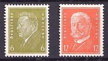 1932 Weimar Republic, Germany (Mi. 465 - 466, Full Set, CV $30, MNH)