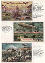 Army Zeppelins, Military Propaganda Postcards on Exhibition Page, The Beginning of Zeppelins Era, Rare