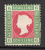 1869-73 Heligoland Germany 6 Sh