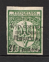 1920 Ukraine Courier-Field Mail 20 Грн on 40 Ш (CV $125)