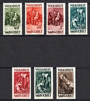1929 Saar, Germany (Mi. 135 - 141, Full Set, CV $120)