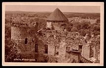 1935 (19 Oct) Latvia, illustrated Postcard 'Cesis Castle' from Cesis to Liepaja