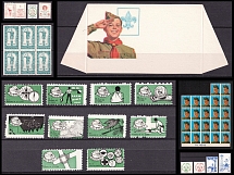 Scouts, Scouting, Scout Movement, Stock of Cinderellas, Non-Postal Stamps