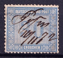 1872 30gr German Empire, Germany (Mi. 13, Canceled, CV $980)
