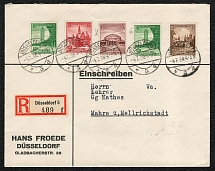 1938 The German Gymnastic and Sports Festival in Breslau Registered Cover