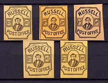 Russell Post Office, United States Locals & Carriers (Old Reprints and Forgeries)