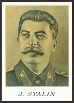 Illustrated postcard, Stalin