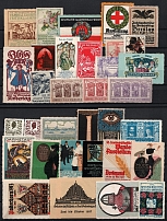 Germany, Europe & Overseas, Stock of Cinderellas, Non-Postal Stamps, Labels, Advertising, Charity, Propaganda (#153B)