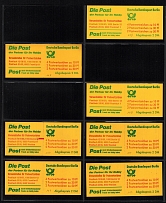 1980 Collection of West Berlin Booklets, Germany (Mi. 11 d, 11 e, 11 f, Varieties, High CV)