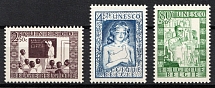 1951 Belgium (Sc. B492 - B494, Full Set, CV $30, MNH)