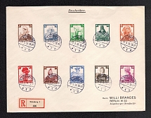 1936 Third Reich, Germany, Registered Cover, Nuremberg - Berlin (Special Cancellation)
