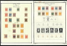 1920-21 Republic of Central Lithuania, Collection (13 Pages)