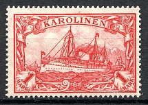 1901 Caroline Islands German Colony 1 Mark