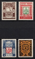 1938 Estonia (Mi. 131 - 134, Full Set, CV $50, MNH/MH)
