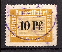 1884 10pf Berlin Courier Post, Germany (CV $15, Canceled)