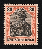 1905-13 30pf German Empire, Germany (Mi. 89 I, MNH)