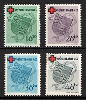 1949 Wurttemberg-Hohenzollen, French Zone of Occupation, Germany (Mi. 40 - 43, Full Set, CV $100)