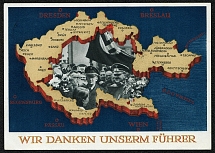 1939 1 Mai National Labor Day used in Bremen on 28 April 1939, the first day of issue