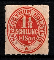 1865-66 Holstein, German States, Germany (Mi. 23, Sc. 23, CV $100)