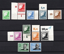 1934 Third Reich, Germany (Mi. 529x-539x, Vertical Gum, Full Set, CV $750, MNH/MH)