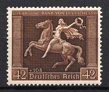 1938 42pf Third Reich, Germany (Mi. 671 y, Full Set, CV $30)