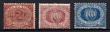 1894-99 San Marino (Mi. 26, 28, 30, CV $40)