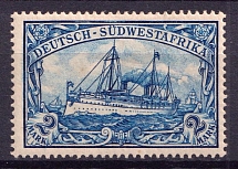 1901 2M South West Africa, German Colonies, Germany (Mi. 21, CV $50)