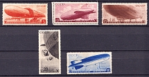 1934 The Airships of the USSR, Soviet Union, USSR (Full Set)