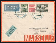 1935 Czechoslovakia, Airmail cover, Praha - Marseille