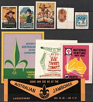 Australia, Scouts, Scouting, Scout Movement, Stock of Cinderellas, Non-Postal Stamps