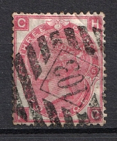 1867-80 3p Great Britain (Canceled, CV £60)