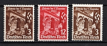 1935 Third Reich, Germany (Vertical+Horizontal Gum, Full Set, CV $20, MNH/MLH)
