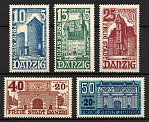 1936 Danzig Gdansk, Germany (Mi. 262 - 266, Full Set, CV $30)