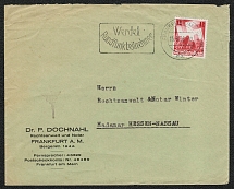 1936 Frankfurt Specail Postmark Become a radio subscriber