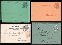 Berlin, Dresden, Munich - Germany Local Post, Private City Mail, Postal Stationery